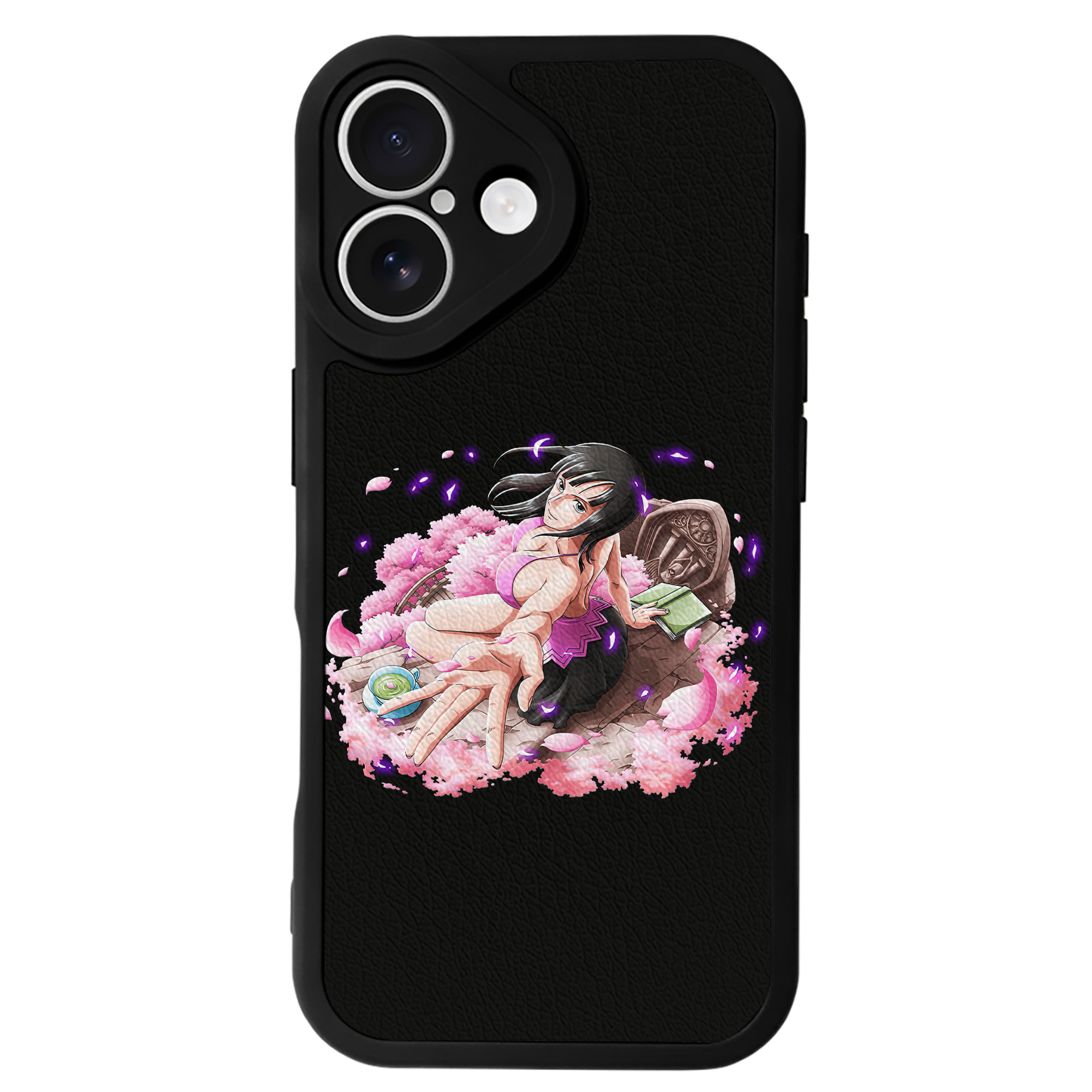 （画像用） ワンピース ニコ・ロビン ONE PIECE Nico Robin 【iPhone 16シリーズ対応】シリコンスマホケース（レザー調） 材質：シリコン